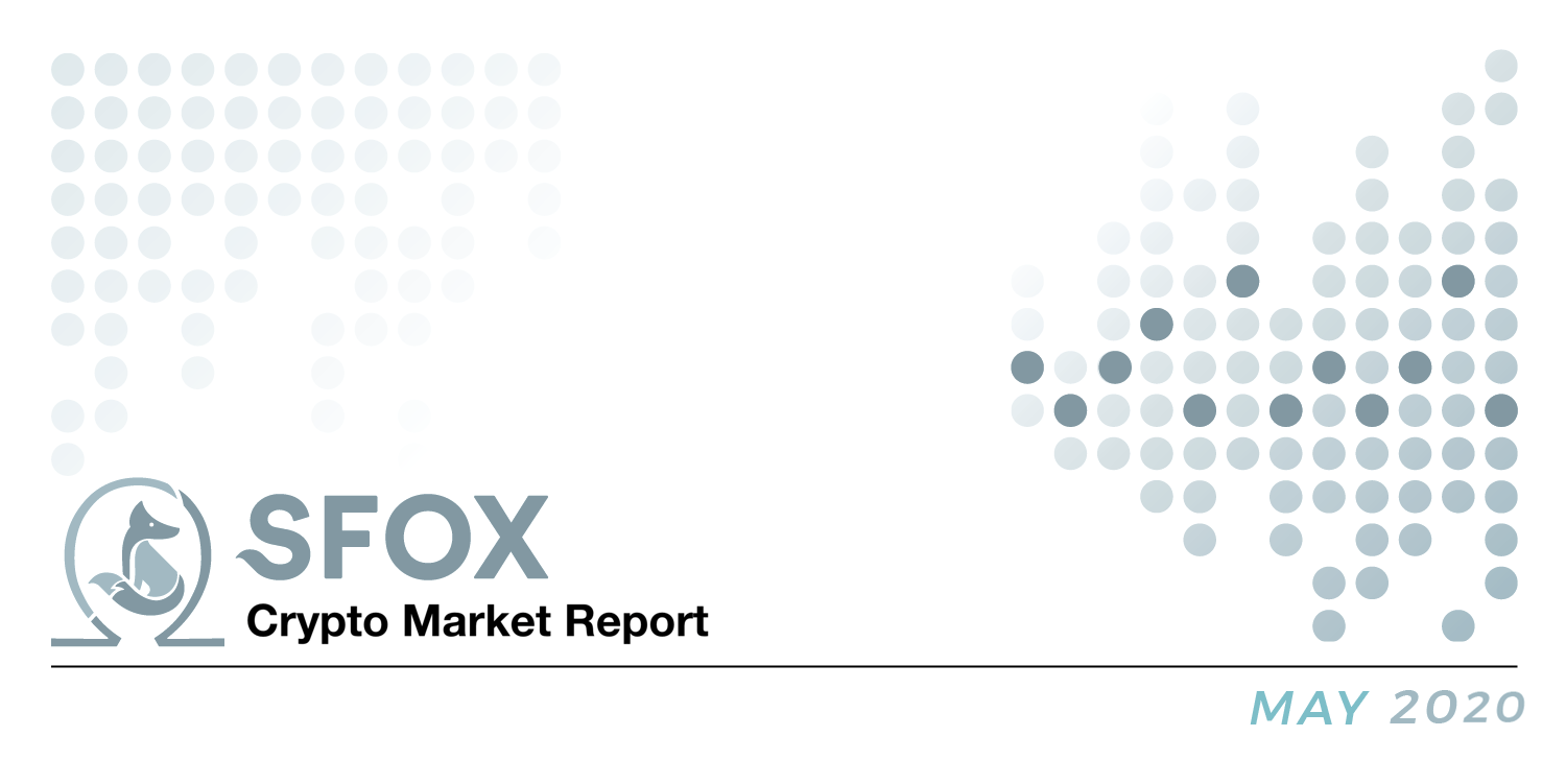 Final moments before the Bitcoin Halving: the SFOX Crypto Market Report, May 2020