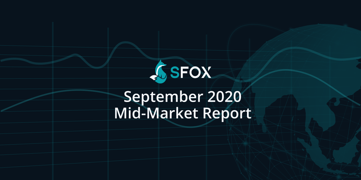 The sFOX crypto mid-market report, September 2020: Bitcoin & crypto remains hopeful